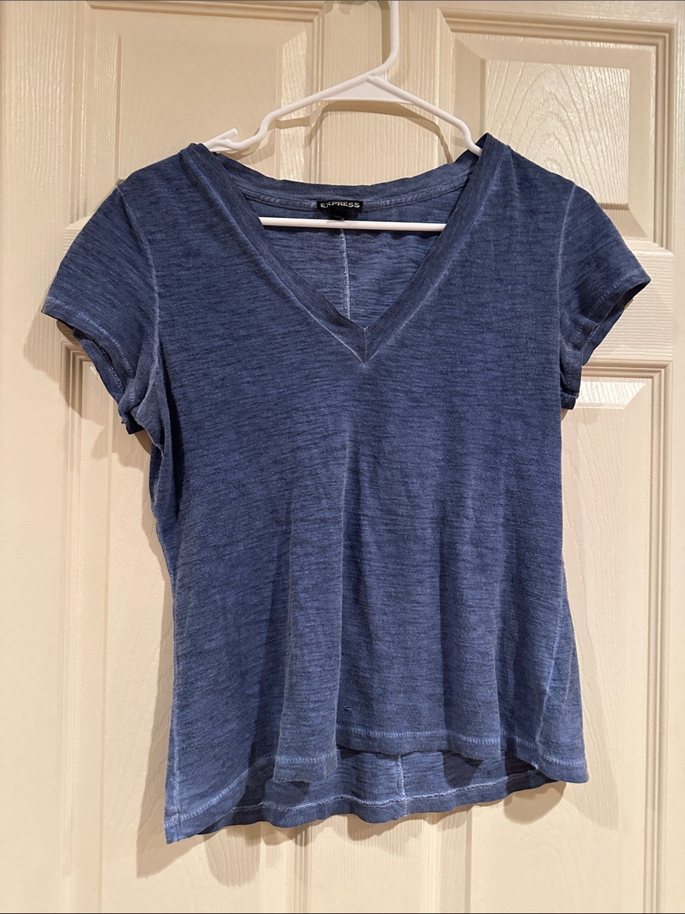 Express Women's Indigo Short Sleeve Tee